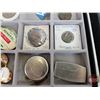 Image 5 : Collector Combo: Medallions; Tokens; Badges; Pins; Money Clip; Tape Measure; etc!!! with Display Box