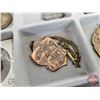 Image 9 : Collector Combo: Medallions; Tokens; Badges; Pins; Money Clip; Tape Measure; etc!!! with Display Box