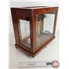 Image 6 : Antique MICROID Apothecary Analytical Balance Scale in Display Case (Wood / Glass) (Case Measures: 1