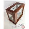 Image 9 : Antique MICROID Apothecary Analytical Balance Scale in Display Case (Wood / Glass) (Case Measures: 1
