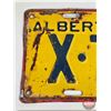 Image 3 : Alberta Lic Plate 1952 (Red Line) (Rare Park Plate) (5-1/2" x 12")