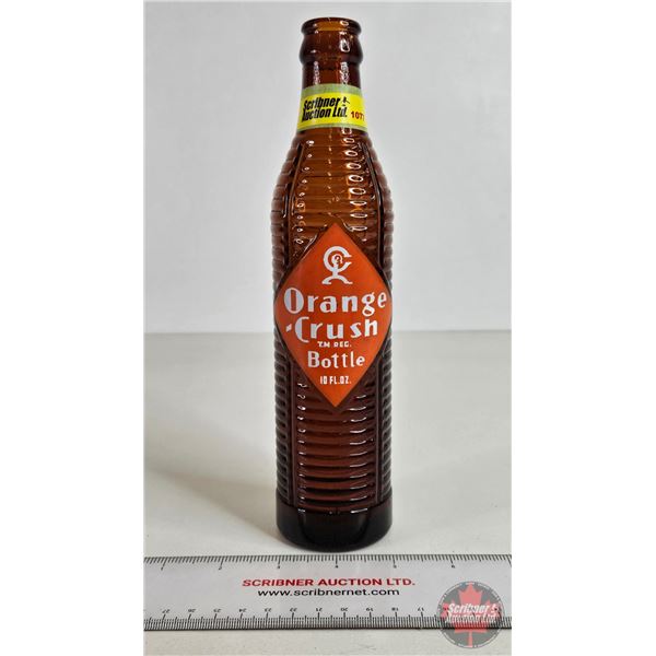 Orange Crush Brown Bottle (Orange/White ACL) (9-1/4"H)