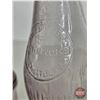 Image 7 : Bottle & Jars (3) (Amethyst Tinge) (2 are Embossed) (Tallest Measures: 10-1/2"H