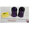 Image 1 : Purple Insulators (2) (Both Measure 3-3/8")
