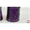Image 4 : Purple Insulators (2) (Both Measure 3-3/8")