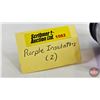 Image 6 : Purple Insulators (2) (Both Measure 3-3/8")