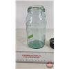 Image 10 : Beaver Jar (Aqua) (Bottom Embossed "3") (7-1/4"H)