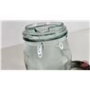 Image 7 : Beaver Jar (Aqua) (Bottom Embossed "3") (7-1/4"H)