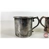 Image 5 : Silver Plated Nursery Rhyme Cups (2): Humpty Dumpty ; Goldilocks & Three Bears (Both Measure: 2-3/8"