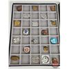 Image 3 : Collector Combo : Chauffer's Badges ; Pins; Tags (19) with Display Box / Glass Lid (Must See Picture