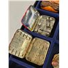 Image 8 : Collector Combo : Vintage Fuse Tins & Keychains (Variety) with Display Box / Glass Lid (Must See Pic