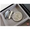 Image 23 : Collector Combo : Badges / Pins / Patch (Gun Theme) (11) + Pin Backs with Display Box / Glass Lid (M