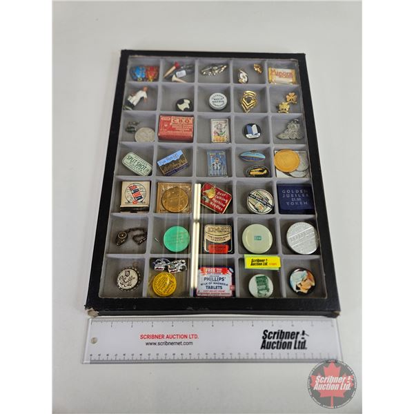 Collector Combo : Tins, Pins, Needles, Small Collectibles, Gold Tees, Figurines, etc! with Display B