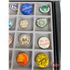 Image 6 : Collector Combo : Pin Collection ~ Large Selection & Variety (46) with Display Box / Glass Lid (Must