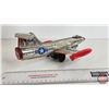 Image 5 : Friction Tin Toy "USAF" US Air Force (15"L)