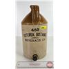 Image 1 : Stoneware Water Jug with Spigot : 453 Victoria Botanic Beverage Co. (13"H)