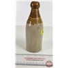 Image 5 : Stoneware Blob Top Bottle : R. Bowes & Son Manchester (Stamped) (7-1/2"H)