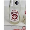 Image 2 : Bottles (3) Clear : All Red/White ACL - Bull's Head Ginger Ale (9-1/2"H) - Full Flavor Beverages - P