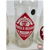 Image 3 : Bottles (3) Clear : All Red/White ACL - Bull's Head Ginger Ale (9-1/2"H) - Full Flavor Beverages - P