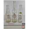 Image 5 : Bottles (3) Clear : All Red/White ACL - Bull's Head Ginger Ale (9-1/2"H) - Full Flavor Beverages - P