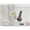 Image 7 : Glass Quart Oil Jar with Spout (Total Measures with Spout : 15"H)