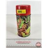 Image 6 : Aladdin Thermos "TARZAN" (Note: Missing Lid / Has Cup) c.1966 (6-3/4"H)