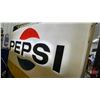 Image 11 : Large Double Sided PEPSI Light Up Outdoor Hanging Sign with Pole (Embossed Lenses) (Sign Measures: 5