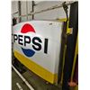 Image 7 : Large Double Sided PEPSI Light Up Outdoor Hanging Sign with Pole (Embossed Lenses) (Sign Measures: 5