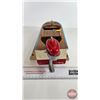 Image 6 : 1950's Wooden Toy Boat with Working Outboard Motor (Batt Op) (Consignor Note : Motor works on its ow