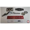 Image 1 : Vehicle Emblems / Caps / Parts (7) : Western Star; Autocar; Columbia; Adventurer; Ford; etc