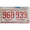 Image 4 : British Columbia Lic Plates (6) : 1970's & Collector Plate 2008 (6" x 12")