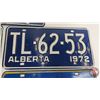 Image 4 : Alberta Lic Plates (5) : 1970; 1971; 1972; 1973; 1974 (6" x 12")