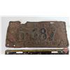 Image 2 : Alberta Lic Plates (3): - 1940 (5-1/2" x 12") - 1955 (Pair) (6" x 12")