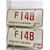 Image 4 : Saskatchewan Lic Plates (26) : 1950's-60's-70's (All Matching Sets) (See Pictures for Styles / Types