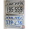 Image 5 : Saskatchewan Lic Plates (26) : 1950's-60's-70's (All Matching Sets) (See Pictures for Styles / Types