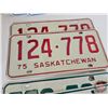 Image 9 : Saskatchewan Lic Plates (26) : 1950's-60's-70's (All Matching Sets) (See Pictures for Styles / Types