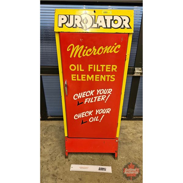 Purolator Micronic Oil Filter Elements Service Station Cabinet (Wheeled) (42-1/4"H x 17-1/4"W x 16")