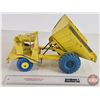 Image 4 : LUMAR Tin Toy Dump Truck (5-1/2"H x 7"W x 12-1/2"D)