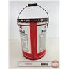 Image 6 : Mobil Oil Five-Gallon Pail w/Lid (15-1/2"H x 12"Dia)