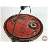 Image 8 : Mobil Oil Five-Gallon Pail w/Lid (15-1/2"H x 12"Dia)