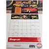 Image 6 : Snap-On Calendars (3) : 2005 & 2006 & Single Sided Tin Sign 2013 (Sign Measures: 12" X 11-1/4")