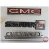 Image 3 : Vehicle Emblems (3) : Chevrolet; GMC; Sierra 2500 (Longest Measures: 9-3/4")