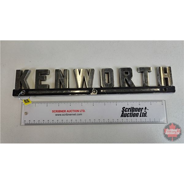 Vintage KENWORTH Emblem (2-1/2" x 14")
