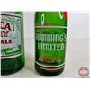 Image 4 : Bottles (3) (Green) : - Jamaica Dry Ginger Ale (Red/White ACL) - Rumming's Limited (White/Orange ACL