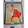 Image 2 : Pin-Up Girl Prints (4) (on Back Boards)  (Back Boards 12" x 10")