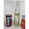 Image 3 : Crush Cans Variety (5) & Bottle (Bottle Measures: 9-1/2"H)