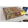Image 6 : Collector Combo: Templar Cigar Box; Turkish Cigarettes Tin; Bugler Cigarette Tin; (4) Pipes & Pipe C