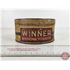 Image 2 : Winner Tobacco Tin (2-3/4"H x 5-1/2"Dia)