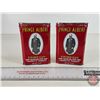 Image 2 : Prince Albert Pocket Tins (2) (4-1/4"H x 3"W x 1"D)