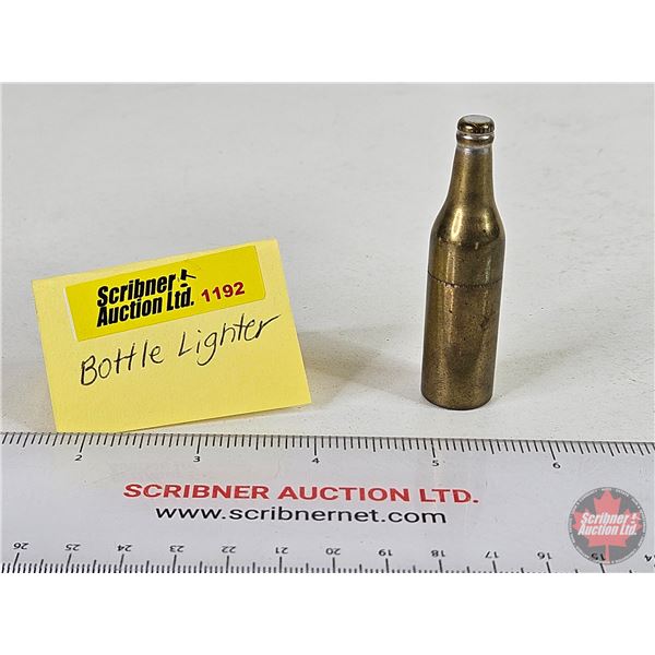 Brass Bottle Lighter (Kemco) (2-3/4"H)